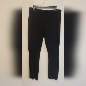 Hilary Radley Black Straight Leg Pants